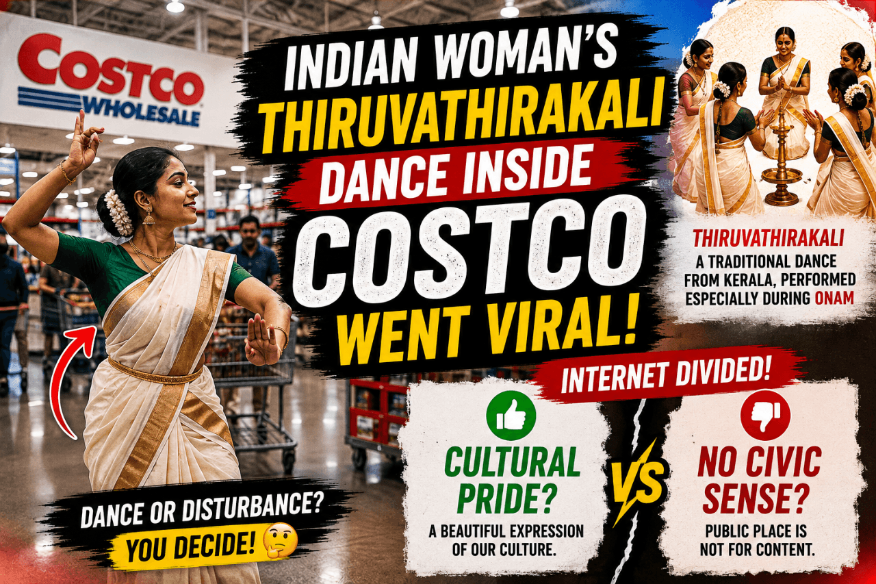 Indian Woman’s Thiruvathirakali Dance Inside Costco Went Viral — Here’s Why It Sparked a Debate